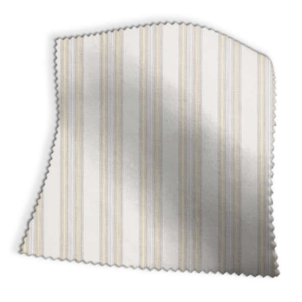 Barley Stripe Cornsilk Fabric Swatch