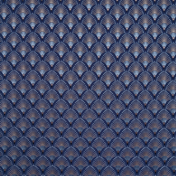 Camille Blueprint Fabric Flat Image