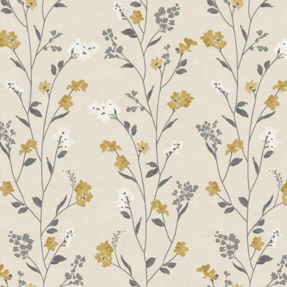 Enchanted Ochre Fabric by iLiv