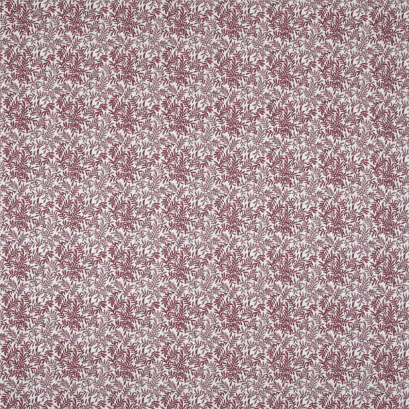 Leaf Vine Claret Fabric Flat Image