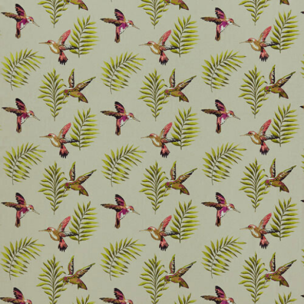 Montserrat Cranberry Fabric Flat Image