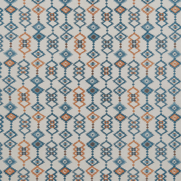 Sante Fe Teal Fabric Flat Image