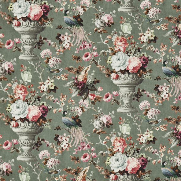 Clarence Laurel Fabric by Prestigious Textiles