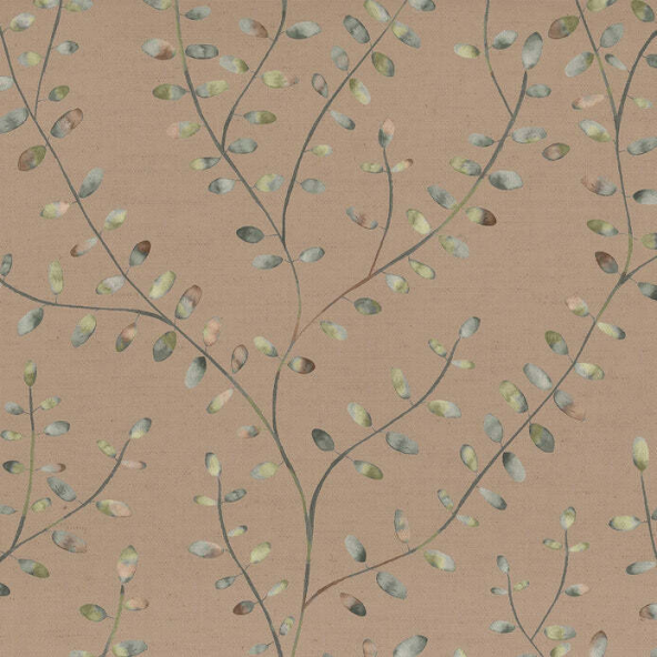 Lucia Apricot Fabric by Voyage