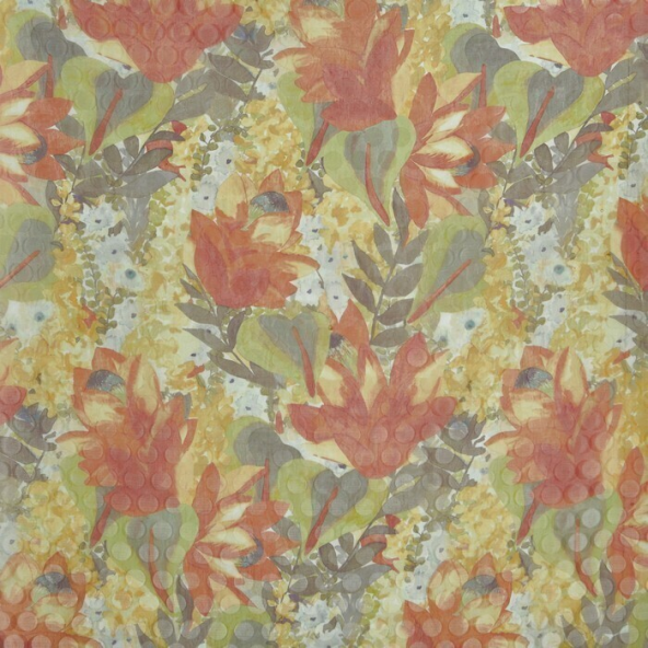 Waterlily Sienna Fabric