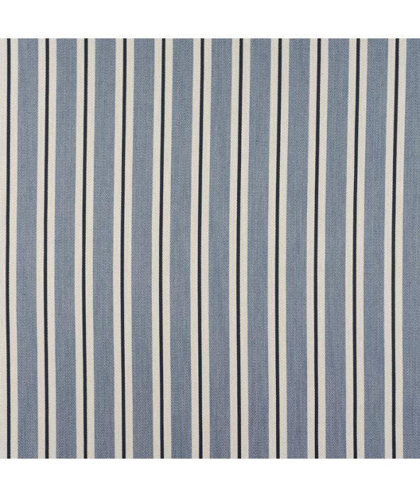 Arley Stripe Denim Fabric by Porter And Stone