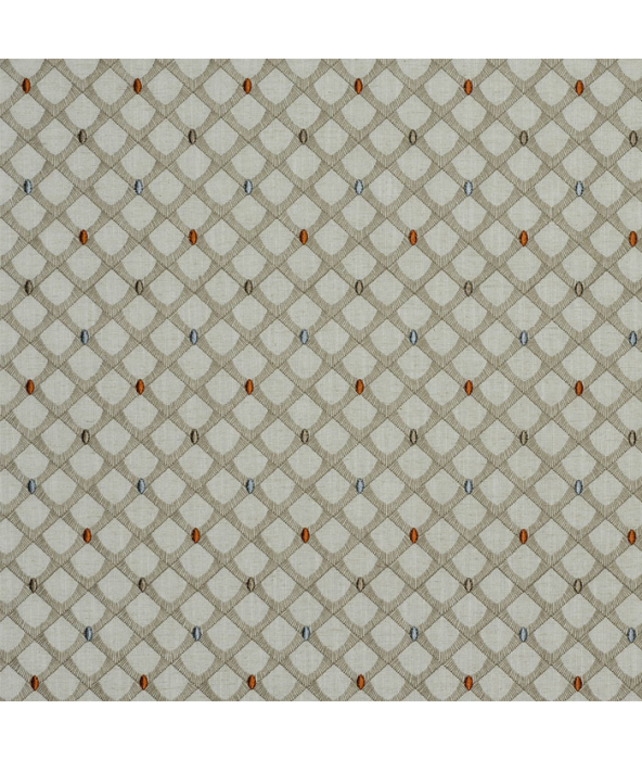 Arlington Burnt Orange Fabric by Porter And Stone