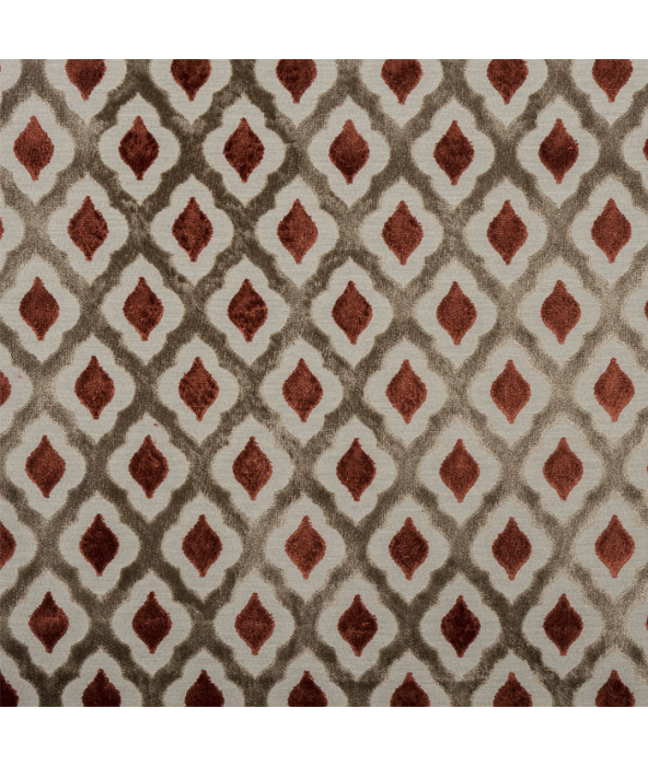 Assisi Burnt Orange Fabric by Porter And Stone