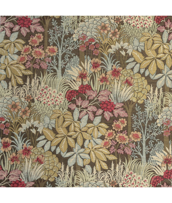 Enchanted Forest Olive Fabric by Porter And Stone