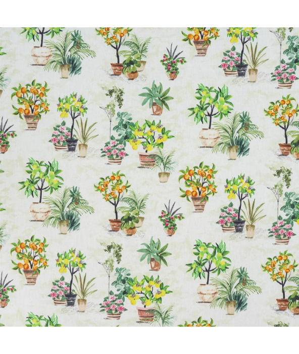 Gardenia Citrus Fabric by Porter And Stone