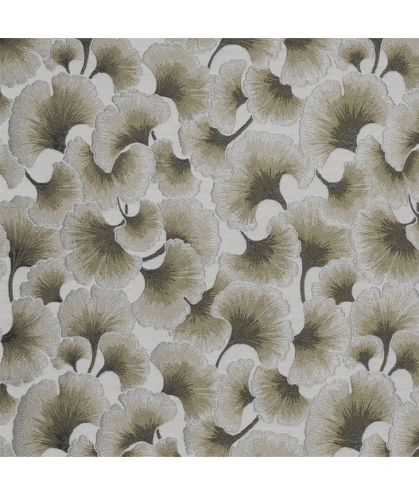 Gingko Grey Fabric by Porter And Stone