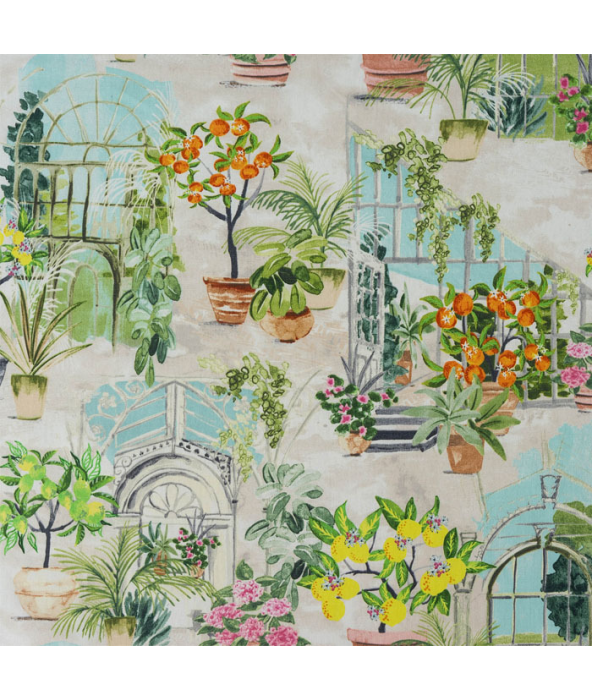 Glasshouse Citrus Fabric by Porter And Stone