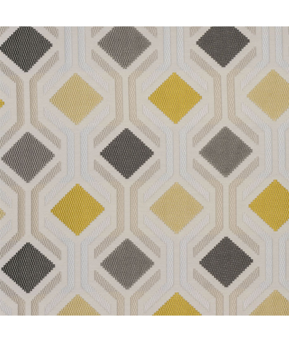 Mosaic Ochre Fabric by Porter And Stone