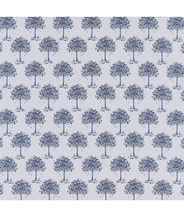 Salmesbury Ashley Blue Fabric by Porter And Stone