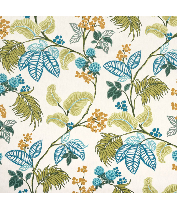 St Lucia Lagoon Fabric by Porter And Stone