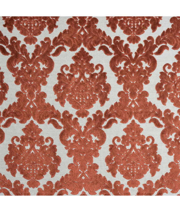 Tuscania Burnt Orange Fabric by Porter And Stone