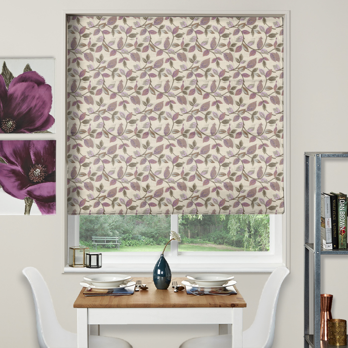 Vercelli Blush Roman Blind | Curtains and Blinds 4 Homes